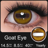 Colored Eye Contacts For Cosplay Contact Lenses Makeup Contacts Lenses Blind White/Black Yearly 14.5mm