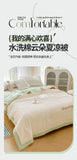 Simple Waffle Blanket Home Summer Quilt Cooling Blanket Nap Air Conditioner Student Dormi Single Double Green Pink Throw Blanket