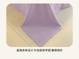 Washed Cotton Pastoral Girls Flower Bedding Sets Bed Linens Quilt Cover Sheet Set Simple Bedspread High Quality Home Textiles