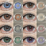 1pair Color Contact Lenses for Eyes Natural Colorful Lens Blue Eye Lenses Brown Lenses Gray Pupils Lens Green Contacts