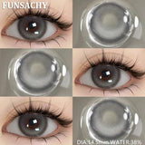 1 Pair Myopia 0~-8.00 Degree Color Contact Lenses for Eyes Natural Lenses with Prescription Diopter Eye Contacts Yearly
