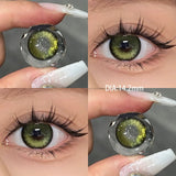 2Pcs Best Selling Color Contact Lenses Nature Green Series Soft Lens EyeBeauty Pupil
