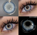 Black Colored Contact Lenses for Eyes 1 Pair Contact Lenses Natural Beauty Color Lens Eyes Yearly Use Fashion Lenses