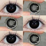 1 pair New Purple Halloween Colored Contact Lenses Beauty Myopia Lens for Eyes Fashion Big Eye Lenses Natural Blue Lenes