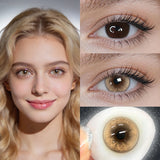 Colored Contact Lenses Power Urban Layer Natural Eye Beauty Lens for Women Daily Makeup