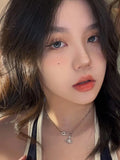 1 Pair/2pcs Lenses Blue Series Beauty Contact Lenses for Eyes Comestics Natural Pupil Eye Color Lens Myopia Brown Lenses