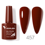 Nail Gel Polish 7.5ml HEMA/TPO FREE Red Sparkle Sequin Gel Nails Beautiful Semi Permanent Soak Off UV LED Gel Polish
