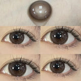 2pcs/Pair Yearly Blue New Color Contact Lenses for Eyes with Myopia Prescription Beauty Pupils Makeup Nature Eye Free Shipping