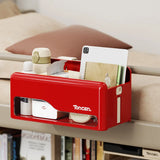 Foldable Desk Organizer No Drill Wall Mount Hanging Storage Box Space Saving Rack for Home Living Room Bedside Office Stationery