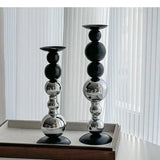 Sphericity Metal Candle Holder Ornaments Simplicity Cylinder Candlestick Desk Decoration Wax Melt Home Aroma Container