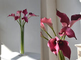 5pcs Large Calla Lily Artificial Flowers Wedding Decor Bridal Bouquet  Fake Flowers Realistic Callas Home Decoration Accessories
