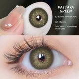 1 Pair Natural Color Contact Lenses for Eyes Beauty Pupils Gray Lenses Eye Yearly Use Brown Diopter Contact Lenses