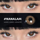 New 1 Pair Colored Contact Lenses with Prescription Myopia Lenses Degree 0~-6.00 Colored Pupils Year Disponible