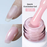 Wine Red Jelly Gel Nail Polish Glitter Nude Translucent Quick Extension Gel Semi Permanent Varnish UV Gel Nail Art 1