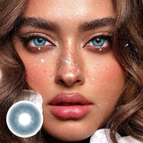 Colored Pupils 1Pair Contact Lenses for Eyes Brown Eye Lenses Green Contact Lenses Fashion Gray Makeup Lenses 1Year
