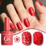 10ML Gel Nail Polish Solid Color Glass Gel Varnish Nail Art Gel Spring Summer Gel Nail Soak Off UV Gel Gel Vernis