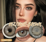 NEW 1Pair Natural Colored Contact Lenses For Eyes Beauty pupillents Grey Pupils Brown Contacts New Cosmetic Eyes Makeup