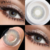 Contact Lenses Gray Cosmetic Eyes Colored Lens Natural Pupils Black Makeup Colored Pupils Beauty Black lenses Woman Makeup