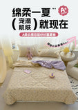 A-Class Summer Quilt Double Layer Non-Cotton Soft Air Conditioning Cooling Quilt Student Dormi Single Double Person Thin Quilt
