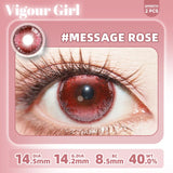 2pcs Half-Year Colored Contacts Pink Purple Lens for Halloween Party Cosplay Vivid Eye Makeup 0 Degree Soft Breathable