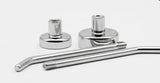 Magnetic Hook - 45 Right Angle NdFeB Fridge Side Magnet Hanger, Traceless No-Drill Home Organizer for Kitchen, Office, Bathroom