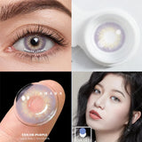 1 Pair SWAN Series Big Eyes of Natural Contact Color Contact Lenses for Colorful Eyes Beauty Contact Lenses for Eyes