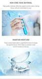 1 Pair Hot Sale Colored Contact Lenses For You Natural Green Lens Yearly Blue Iris Lens Diopters Myopia Degree 0 ~-8.00