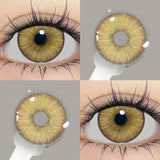 Brown Color Contact Korean Big Eyes Lens Cosplay Contacts Orange Eye Makeup High Quality Fast Shipping