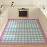 Bohemian Style PVC Leather Kitchen Rug Waterproof Oil-proof Stain-resistant Easy Clean Floor Mat Home Decoration Carpet Tapis