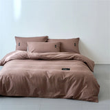 New Simple Wind 100% Cotton Stripe Single Product Quilt Cover High-quality Skin-friendly Duvet Cover Without Pillowcase