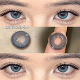 Big Diameter Colored Contacts 2pcs Free Shipping Half Yearly Premium Lenses for Party