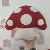 45x40cm Mushroom Pillow Soft Stuffed Plush Toys Simulated Mushroom Sofa Cushion Living Room For Home Children Girl Birthday Gift