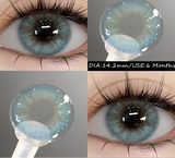 2 pcs New Colored Contact Lenses Natural Gray Eyes Contacts Blue Beauty Pupils Brown Makeup Contact Green Eye Lens