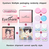 Brown Lenses 1 Pair Colored Contact Lenses for Eyes for Dark Eyes Natural Eye Contacts Fashion Lenses Yearly Blue Lens