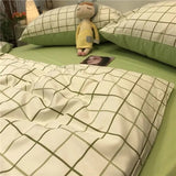 Ins Style Fashion Butterfly Bedding Set For Girls Boys Double Size Flat Sheet Duvet Cover Pillowcase Bed Linen Home Textile