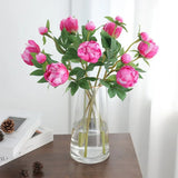 1Pc Artificial Flowers Bouquet Beautiful Silk Peony Wedding Home Table Decor Arrange Fake Plants Valentine's Day Present Cheap