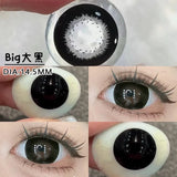 1 Pair New Color Contact Lenses Black Contacts Lens Beauty Pupil Makeup Yearly Fast Shipping