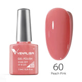 Nail Gel Polish 7.5ml HEMA/TPO FREE Red Sparkle Sequin Gel Nails Beautiful Semi Permanent Soak Off UV LED Gel Polish