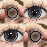 2PCS Hot Selling Color Contact Lenses Eyes Black Nature Contacts Lens Beauty Korean Makeup Yearly