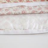 1pcs Cotton Double-layer Sand Buckwheat Shell Headrest Cute Floral Rabbit Ear Breathable Pillow Comfortable Cervical Bolster