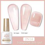 10ml Blossoming Gel Nail Polish Clear Watercolor Spreading Effect Functional Gel Easy To Apply Nail Art Design Home
