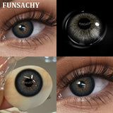 2pcs Brown Contact Lenses for Eyes Beautiful Pupils Yearly Cosmetic Blue Gray Colored Lens Brown Natural Lens Fast Ship