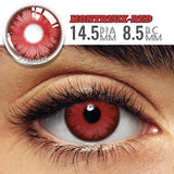 1 Pair Halloween Contact Lenses for Eyes Cosplay Lenses Anime Lenses Anime Accessories Lenses Black Lenses Red Lens