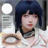 1pair Halloween Contact Lenses for Eyes Anime Cosplay Colored Lenses Beauty Pupils Black Lenses Red Lens