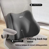 Memory Sponge Waist Pad Office Chairs Lumbar Cushions Sedentary Cushion Car Lumbar Pad Decorative Sofa Cushions Christmas Gift