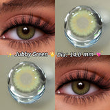1 Pair Colored Contact Lenses for Eyes Natural Eye Pupils Contact Blue Lenses Green Lenses Fashion Lenses 2PCS