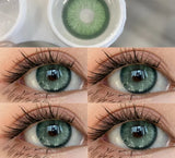 1 Pair New Contact Lenses for Eyes Fashion Blue Colored Eye Contacts Natural Brown Lenses Gray Pupils Yearly Lens