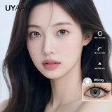 Colored Contacts Lenses Natural Look Brown Eye Lenses Gray Contact Blue Lens Cosmetic Beauty Pupil Yearly Use