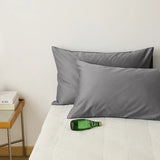 2pcs Simple Pure Cotton Large Pillowcase 60x80 Hotel Special Soft and Comfortable Gray and White Optional Home Essential