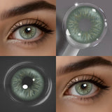 Green Colored Contact Lenses Soft Lenses For Daily Makeup Cannes